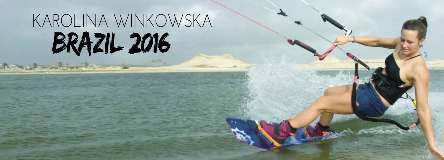 Karolina Winkowska in Brazil, Slingshot Kiteboarding - Skymonster Watersports