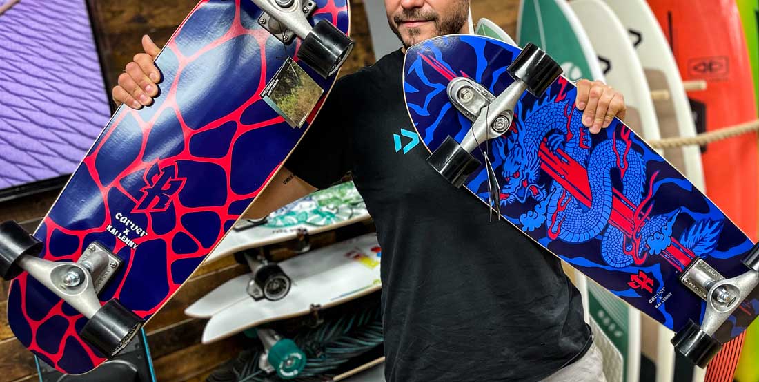 Surfboards + Skateboards = Carver Surfskates - Skymonster Watersports