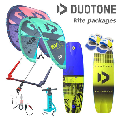 Duotone Evo &amp; Gonzales Kitesurfing Package 2024 - Skymonster Watersports
