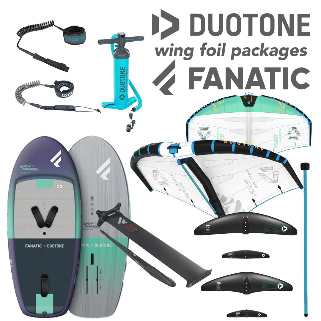 Fanatic Sky Free TE and Duotone Slick Foil Wing Package - Skymonster Watersports