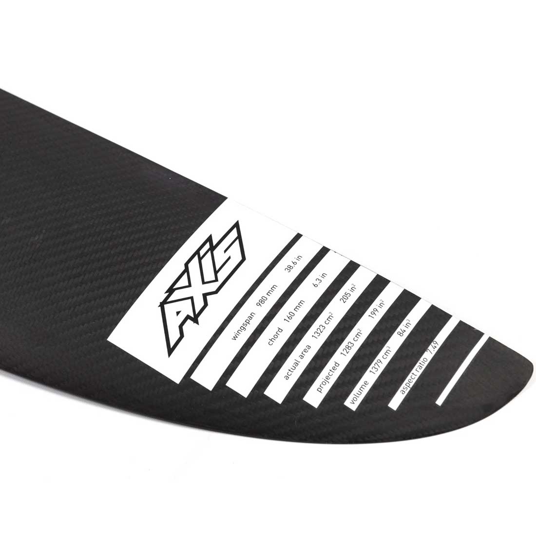 Axis HPS 980 Carbon Hydrofoil Wing - Skymonster Watersports