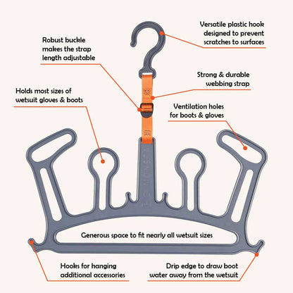 C-Monsta V2 - 2023 - Wetsuit and Accessories Drying Hanger - Skymonster Watersports