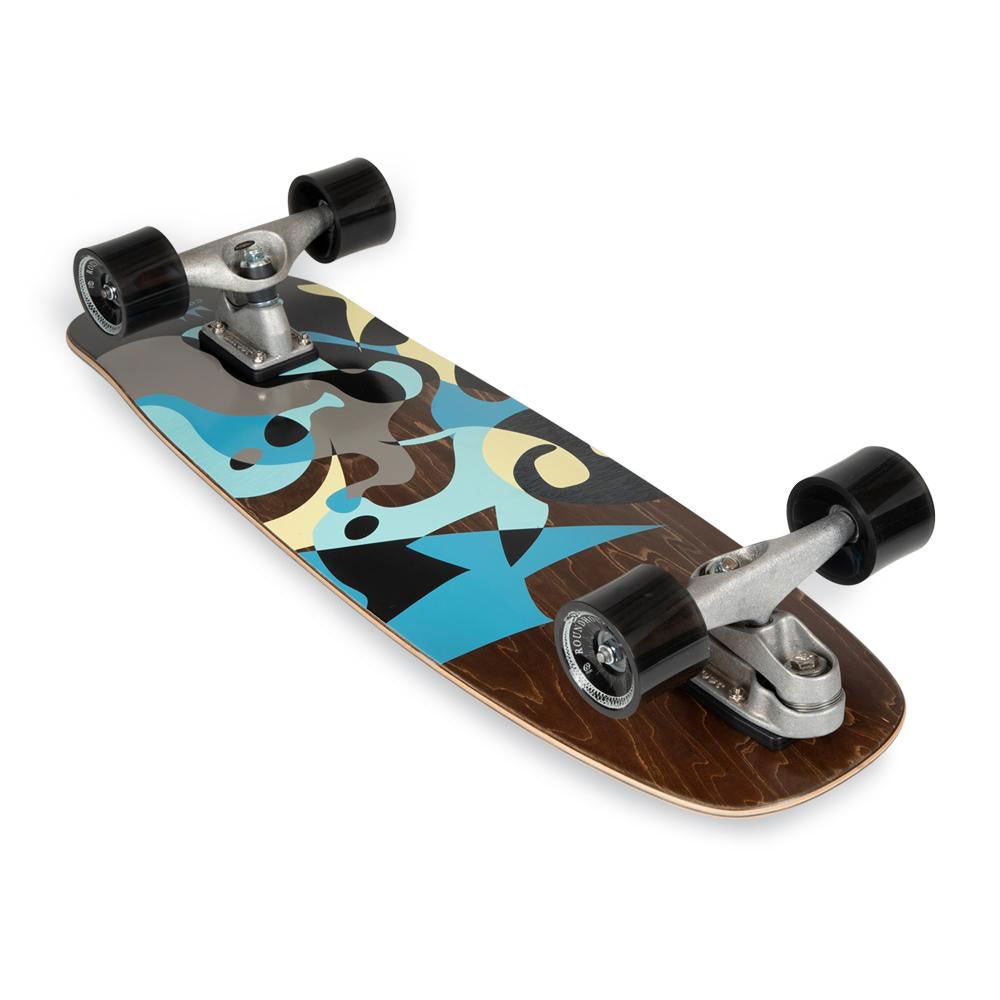 Carver 30&quot; Blue Ray Surfskate Skateboard - Skymonster Watersports