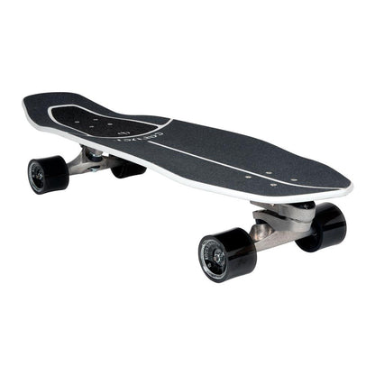 Carver 32.5&quot; Black Tip Surfskate Skateboard - Skymonster Watersports