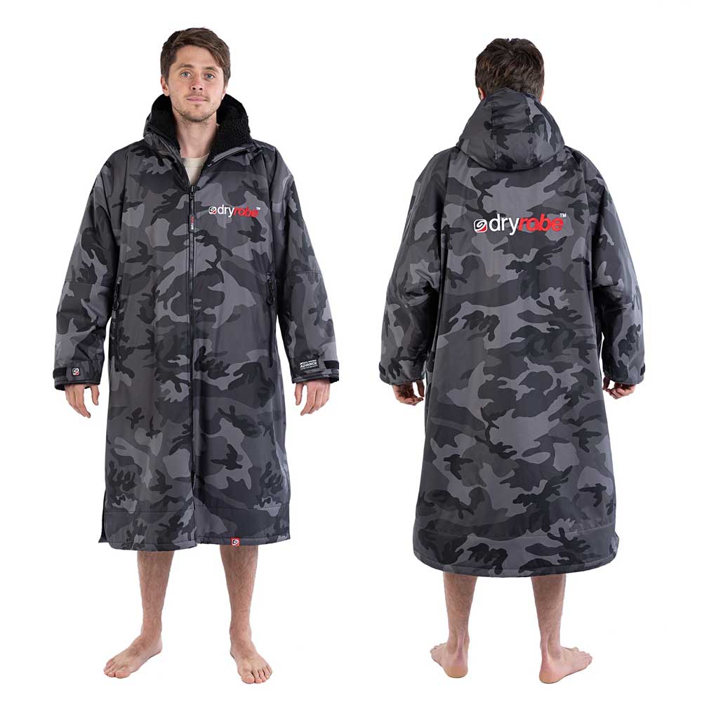 DryRobe Long Sleeve - Camouflage Black - Skymonster Watersports