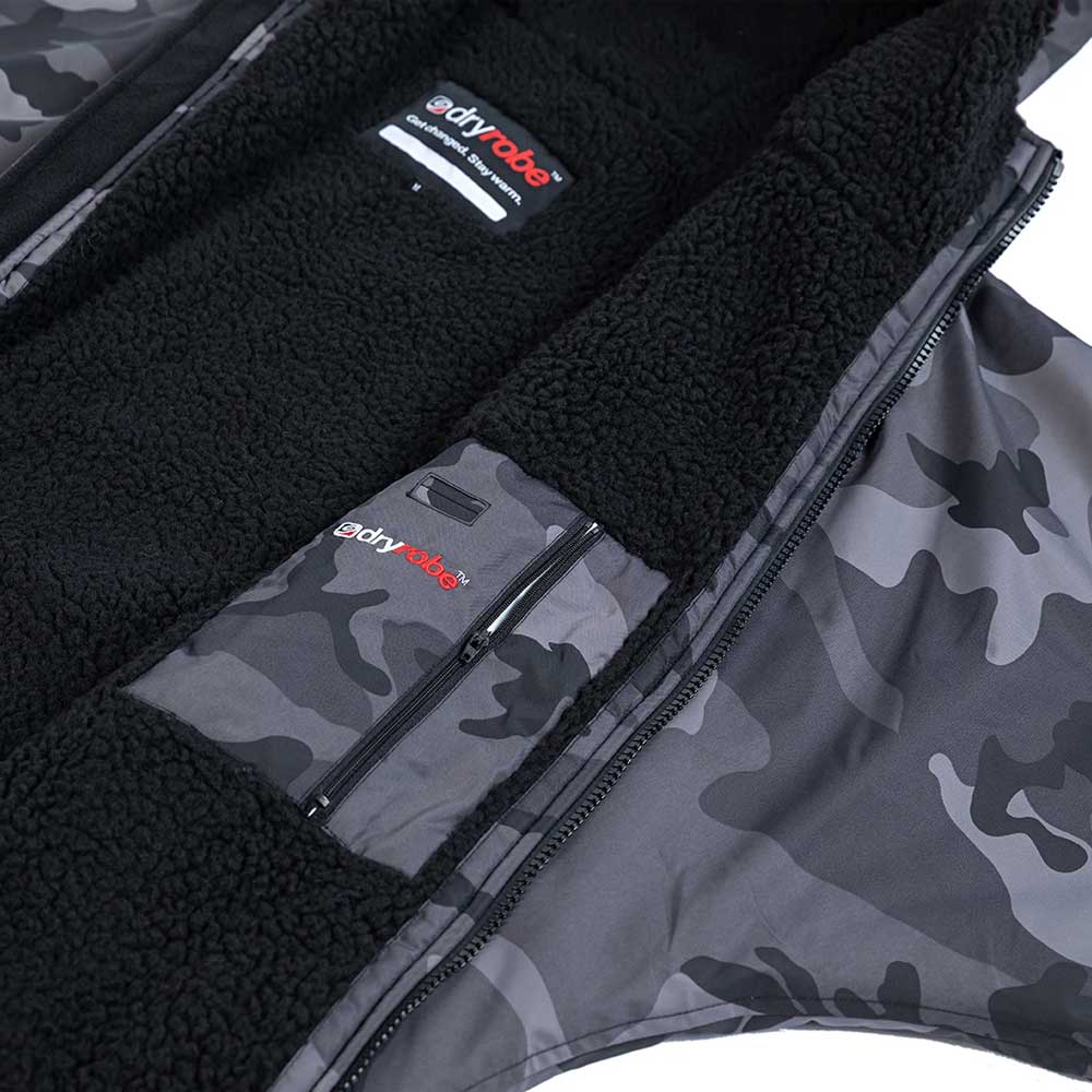 DryRobe Long Sleeve - Camouflage Black - Skymonster Watersports