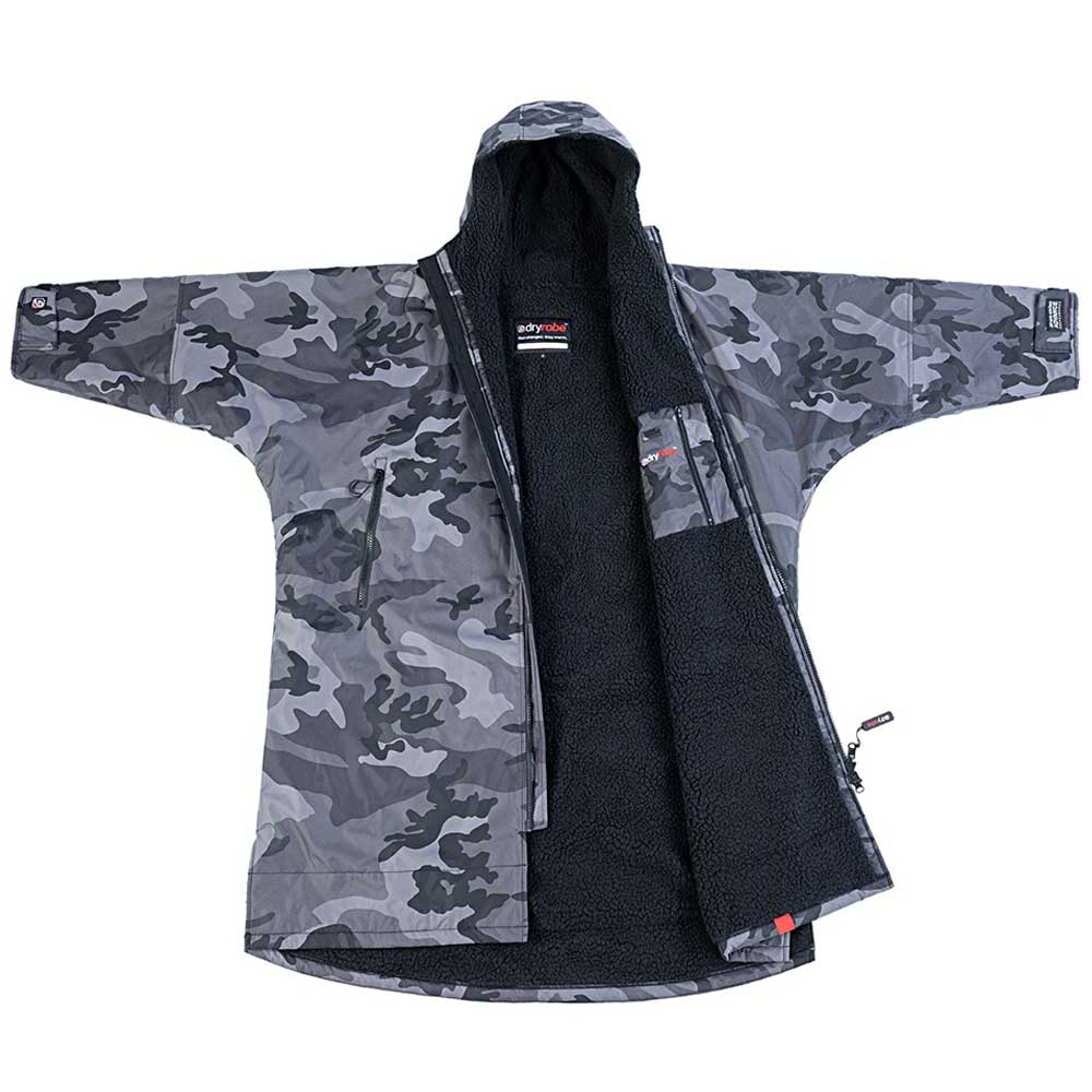 DryRobe Long Sleeve - Camouflage Black - Skymonster Watersports