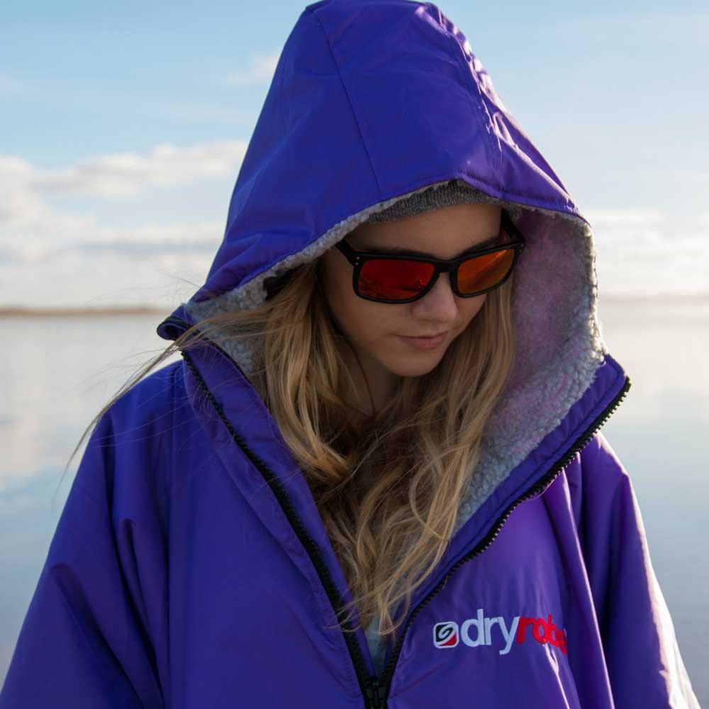 DryRobe Long Sleeve - Purple/Grey - Skymonster Watersports