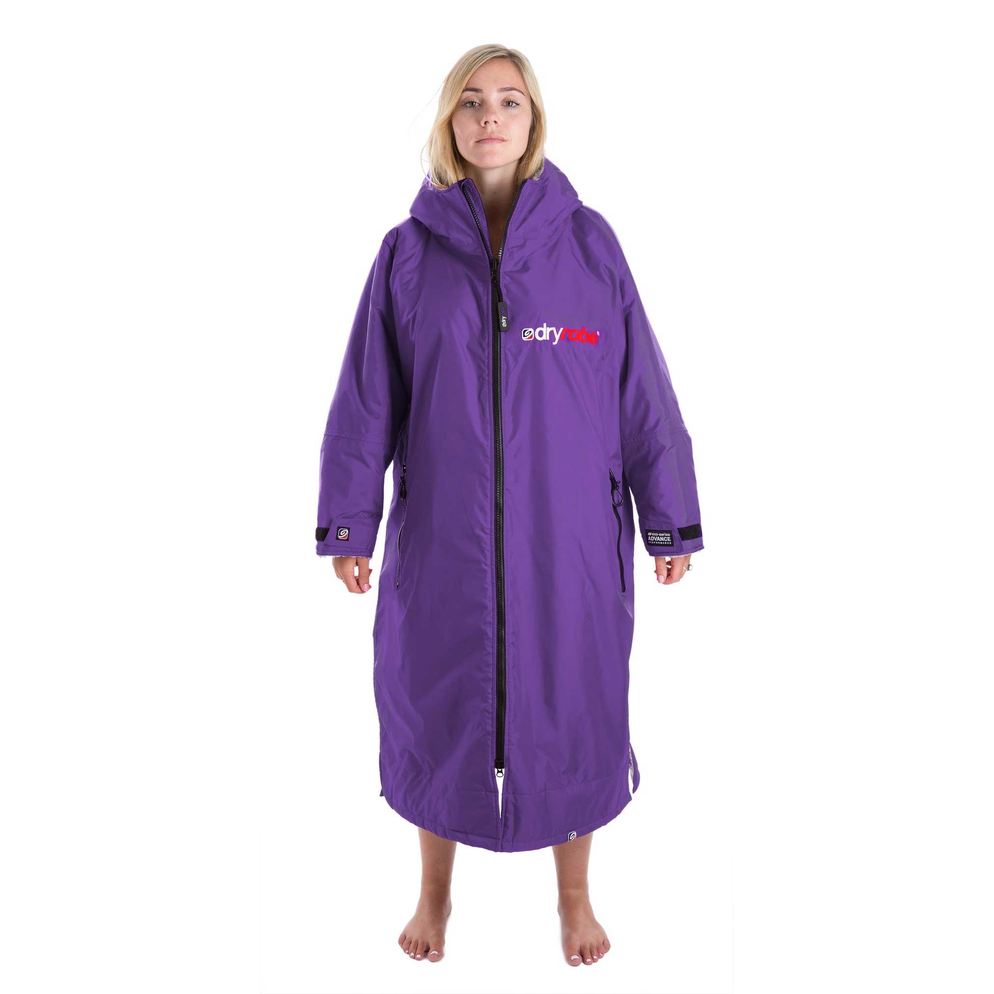 DryRobe Long Sleeve - Purple/Grey - Skymonster Watersports