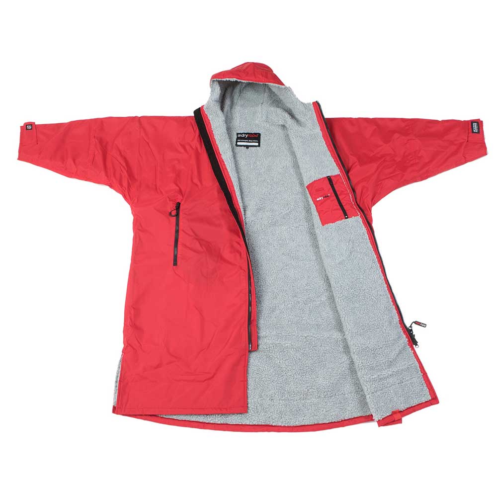 DryRobe Long Sleeve - Red/Grey - Skymonster Watersports