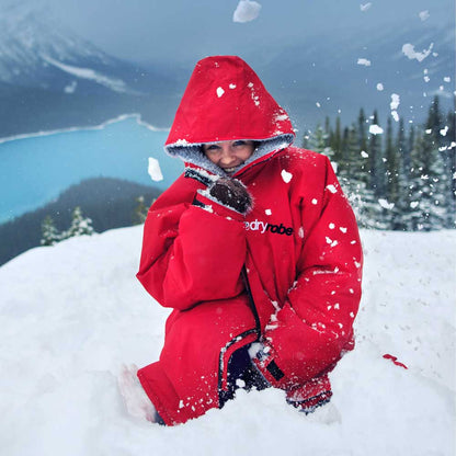 DryRobe Long Sleeve - Red/Grey - Skymonster Watersports