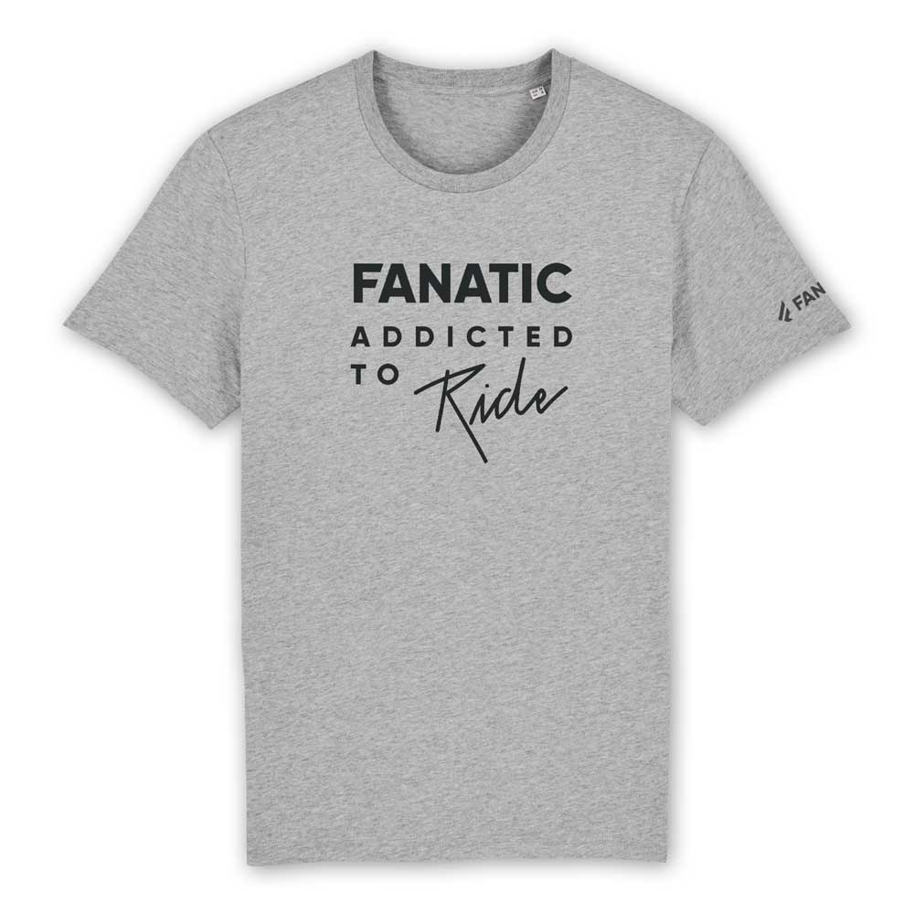 Fanatic Addicted to Ride T-Shirt Grey - Skymonster Watersports