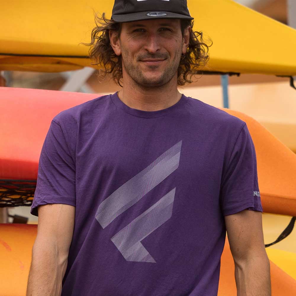 Fanatic Logo T-Shirt - Plum Purple - Skymonster Watersports