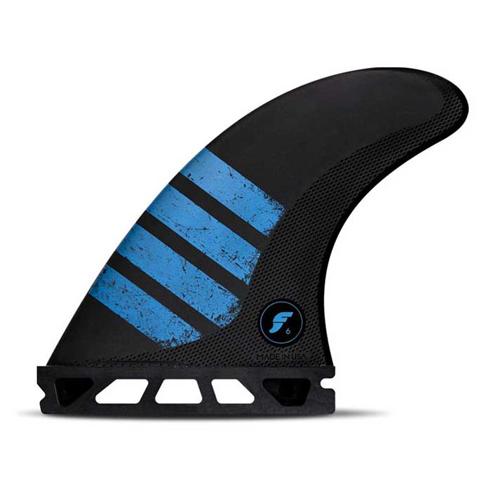 Futures F6 Alpha Thruster Medium Black Blue - Skymonster Watersports