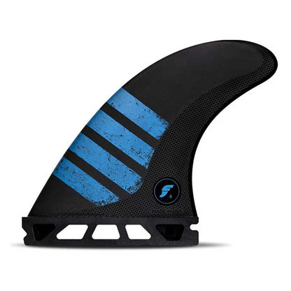 Futures F6 Alpha Thruster Medium Black Blue - Skymonster Watersports