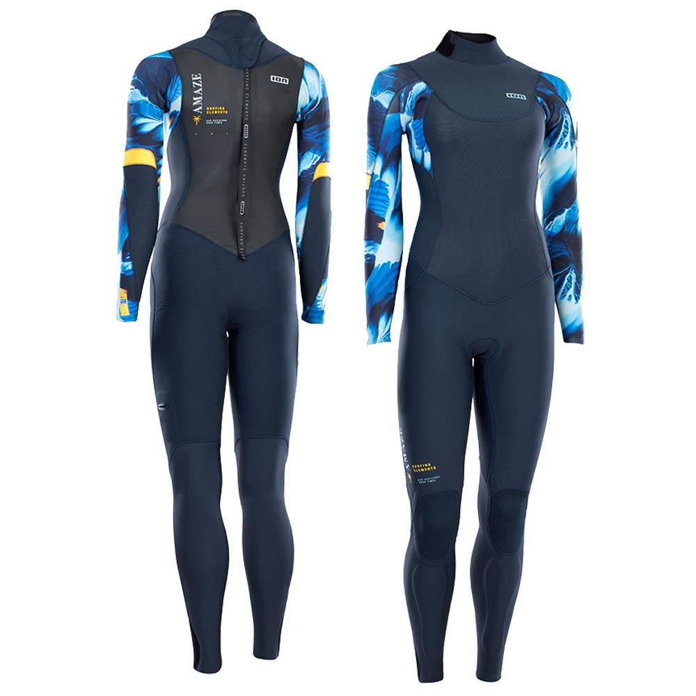 Ion Amaze Amp 5/4 Womens Wetsuit Back Zip - Blue - Skymonster Watersports