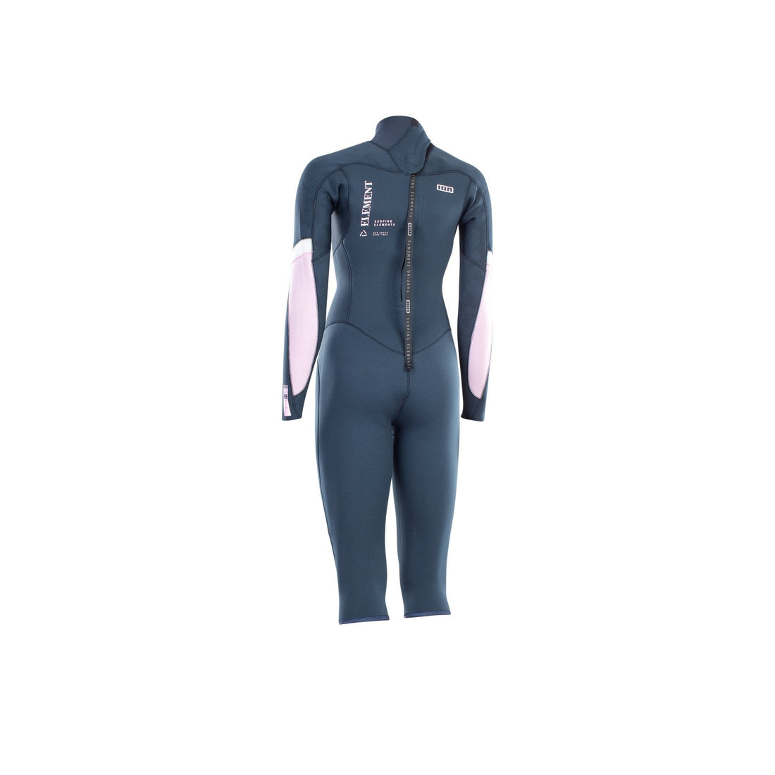 Ion Element Shorty 4/3 Overknee Womens Wetsuit Back Zip - Dark Blue - Skymonster Watersports