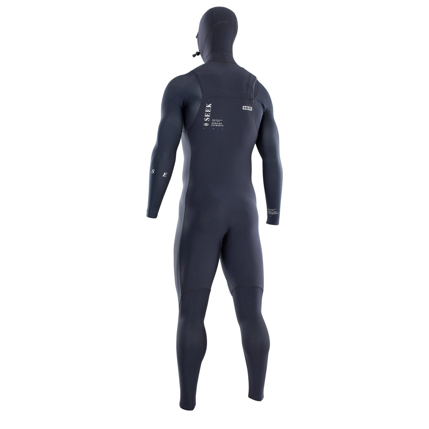 ION Seek Amp Semidry Hooded 6/5 Wetsuit Front Zip 2021 - Skymonster Watersports