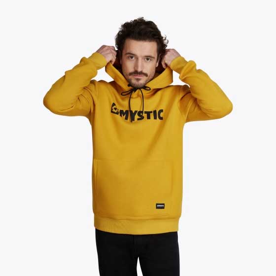 Mystic Brand Sweat Hoodie - Mustard - Skymonster Watersports