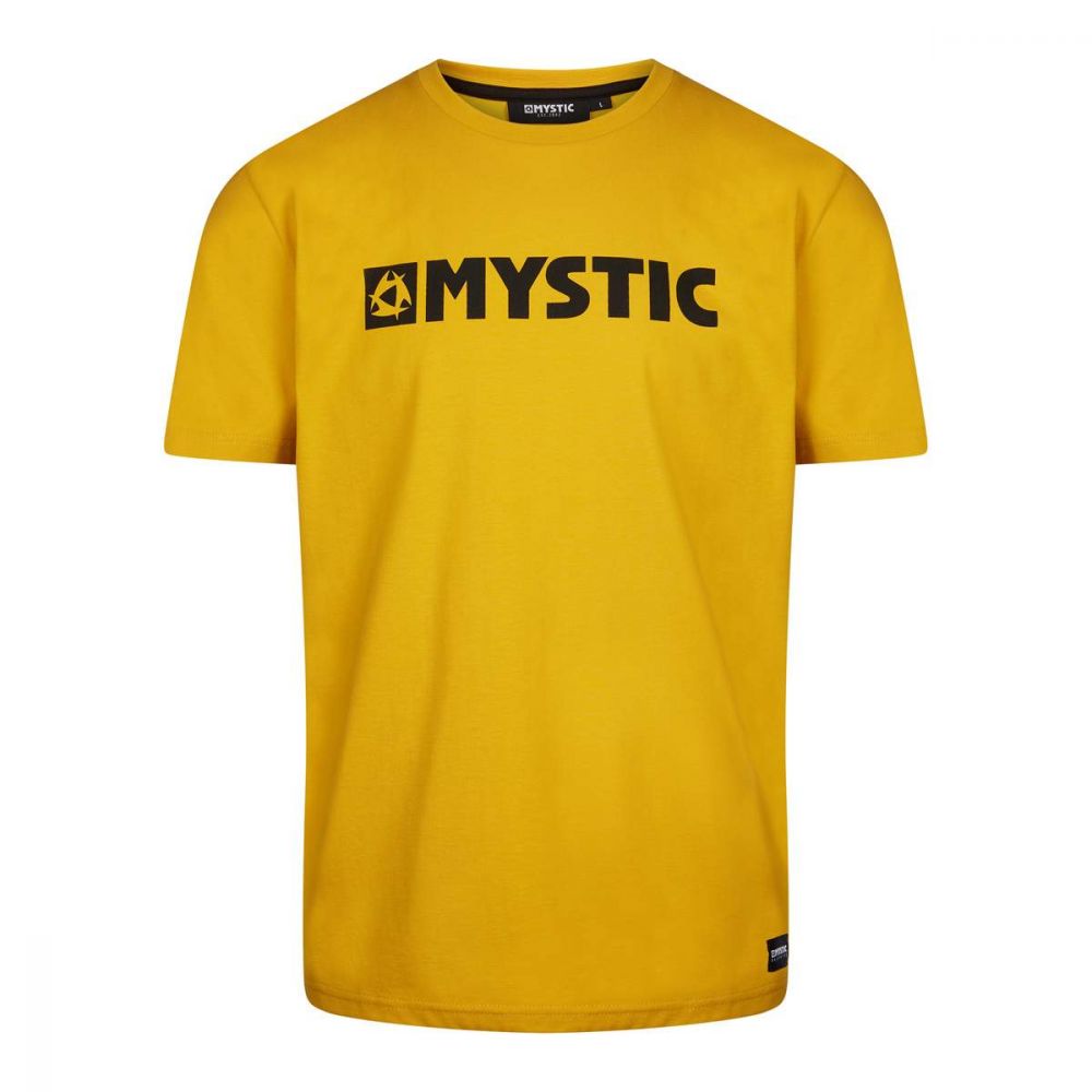 Mystic Brand Tee Mustard 2022 - Skymonster Watersports