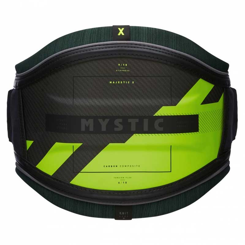 Mystic Majestic X Harness - 2021 - Lime - Skymonster Watersports