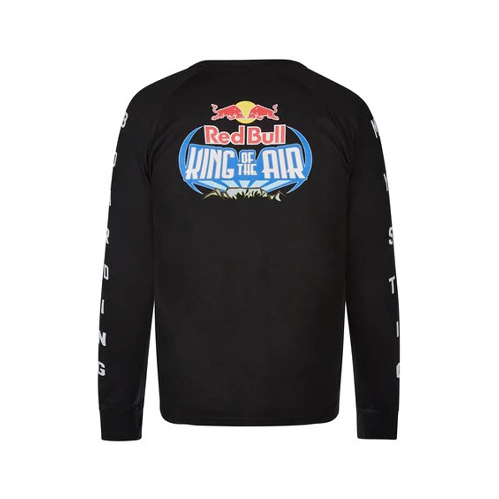 Mystic Red Bull King of the Air Long Sleeve Tee Black - Skymonster Watersports