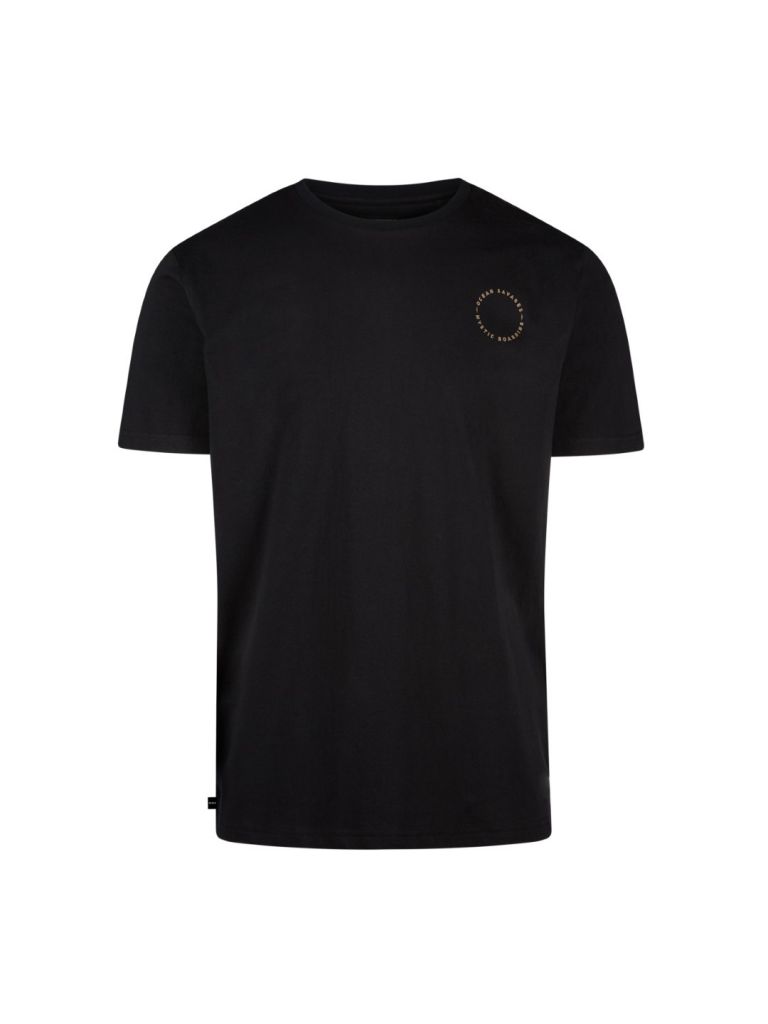 Mystic Savage Tee - Black - Skymonster Watersports