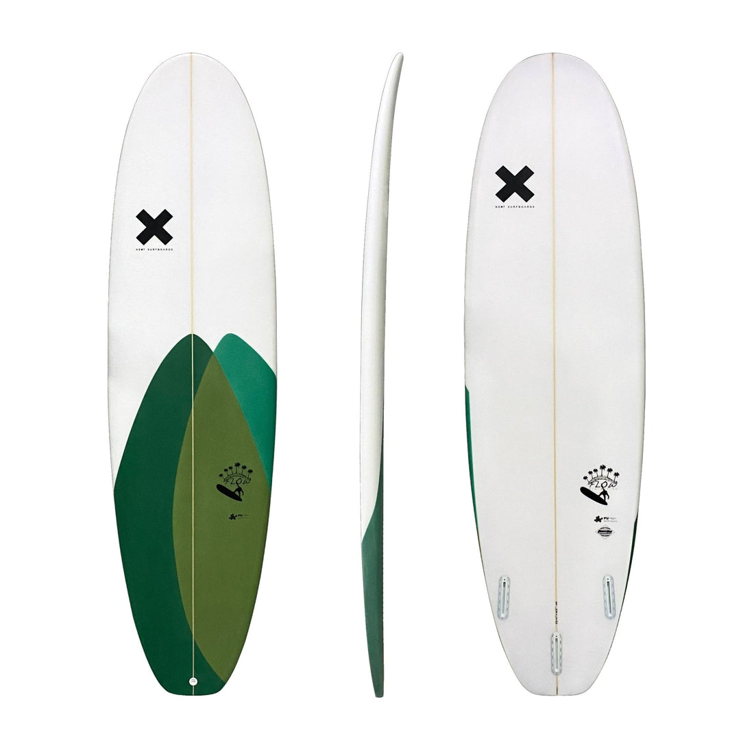 Next Flow Mini Mal EPS Surfboard (Green) - Skymonster Watersports