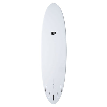 NSP 6’8 Elements Funboard Surfboard - White - Skymonster Watersports