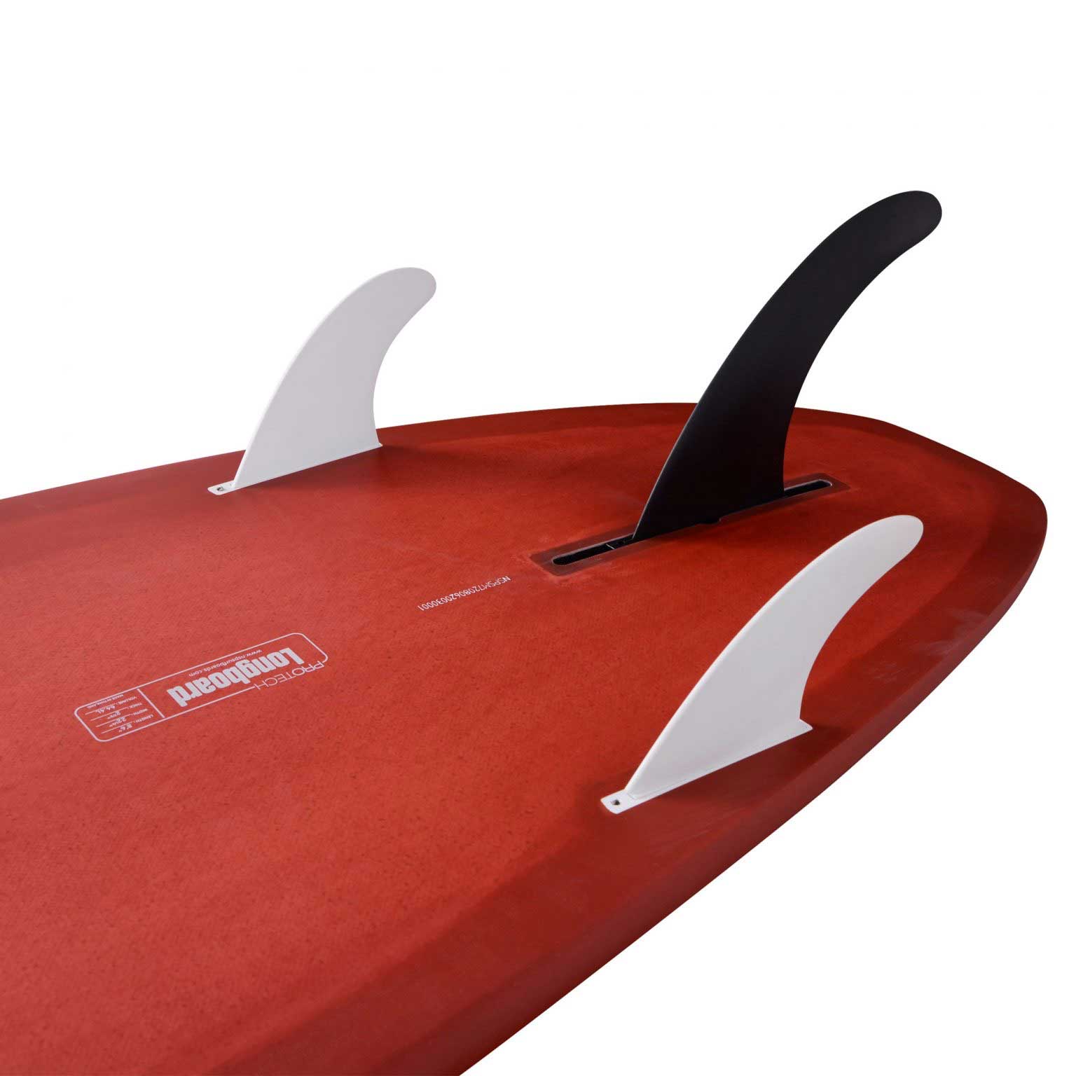 NSP Protech Longboard Red Surfboard 8&