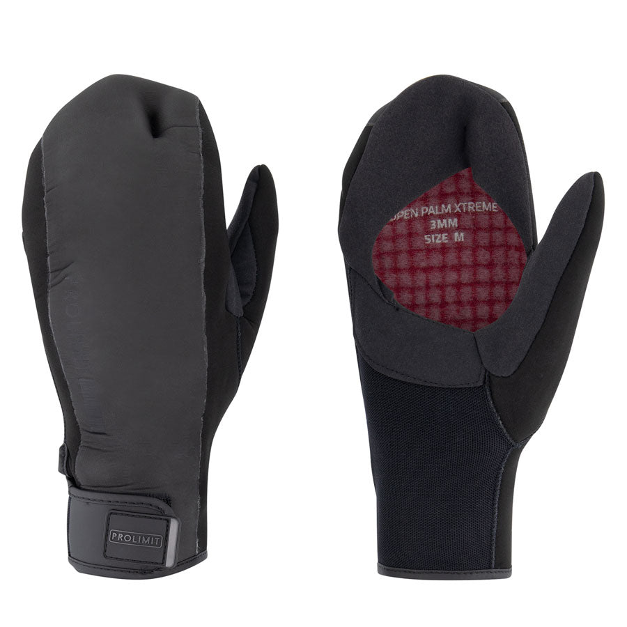 Prolimit 3mm Open Palm Mitten Gloves - 2021 - Skymonster Watersports