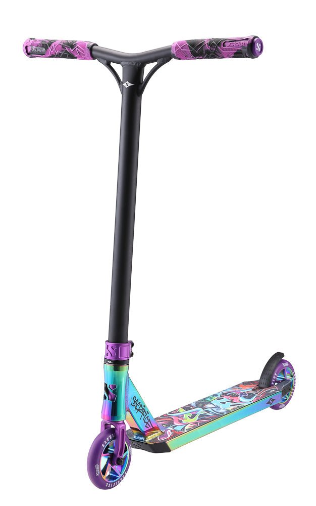 Sacrifice Flyte 100 V2 Scooter - Neo Purple Graffiti - Skymonster Watersports