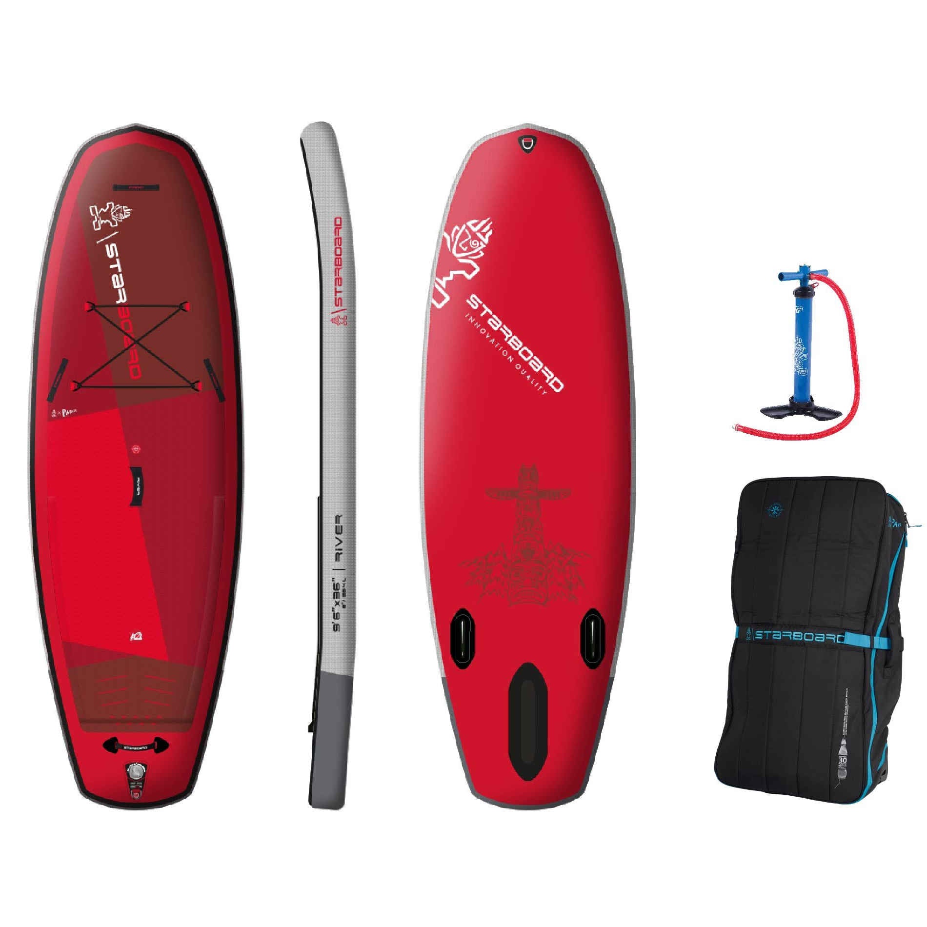 Starboard River Deluxe SC 2023 - Skymonster Watersports