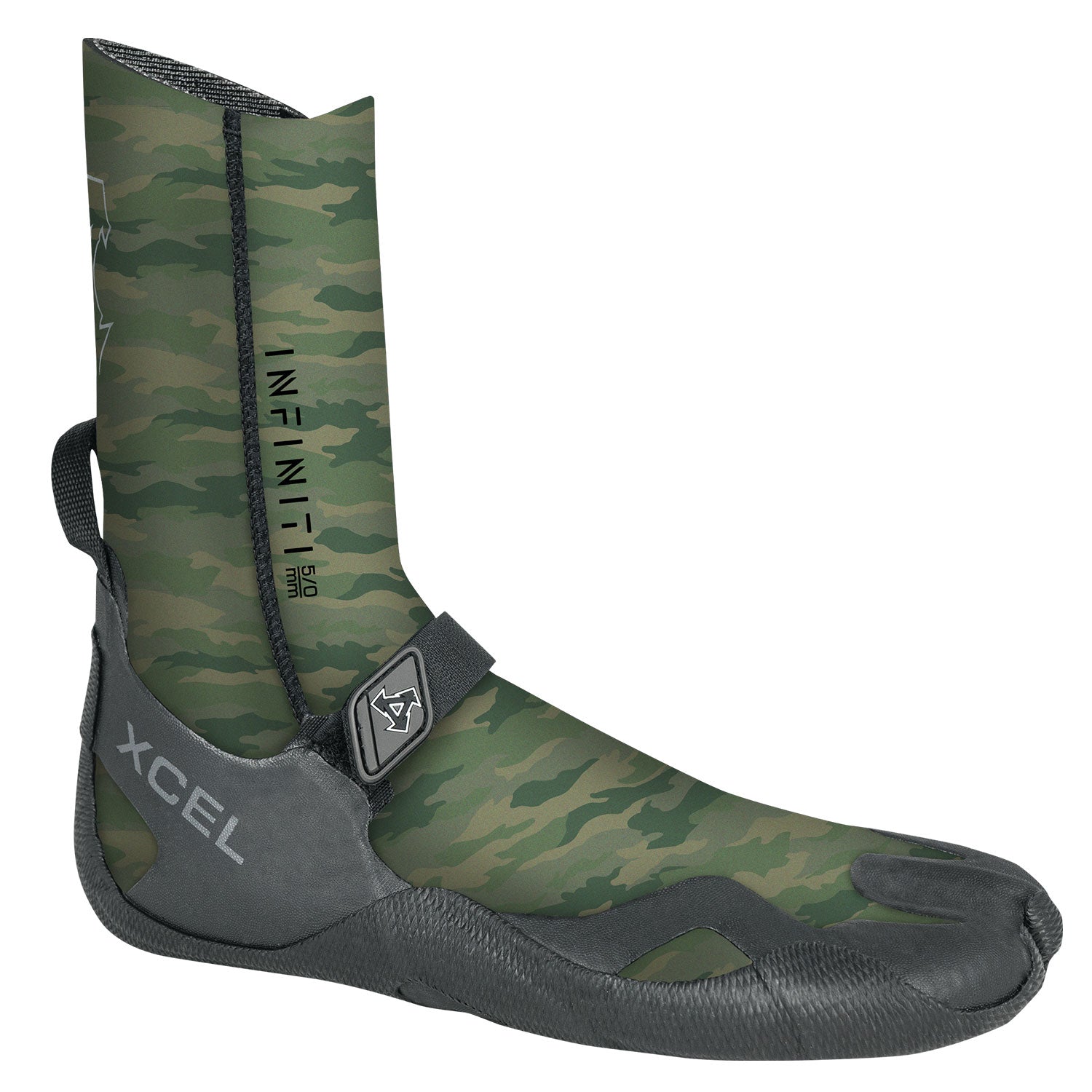 Xcel 5mm Infiniti Round Toe Wetsuit Boots - Camo - Skymonster Watersports