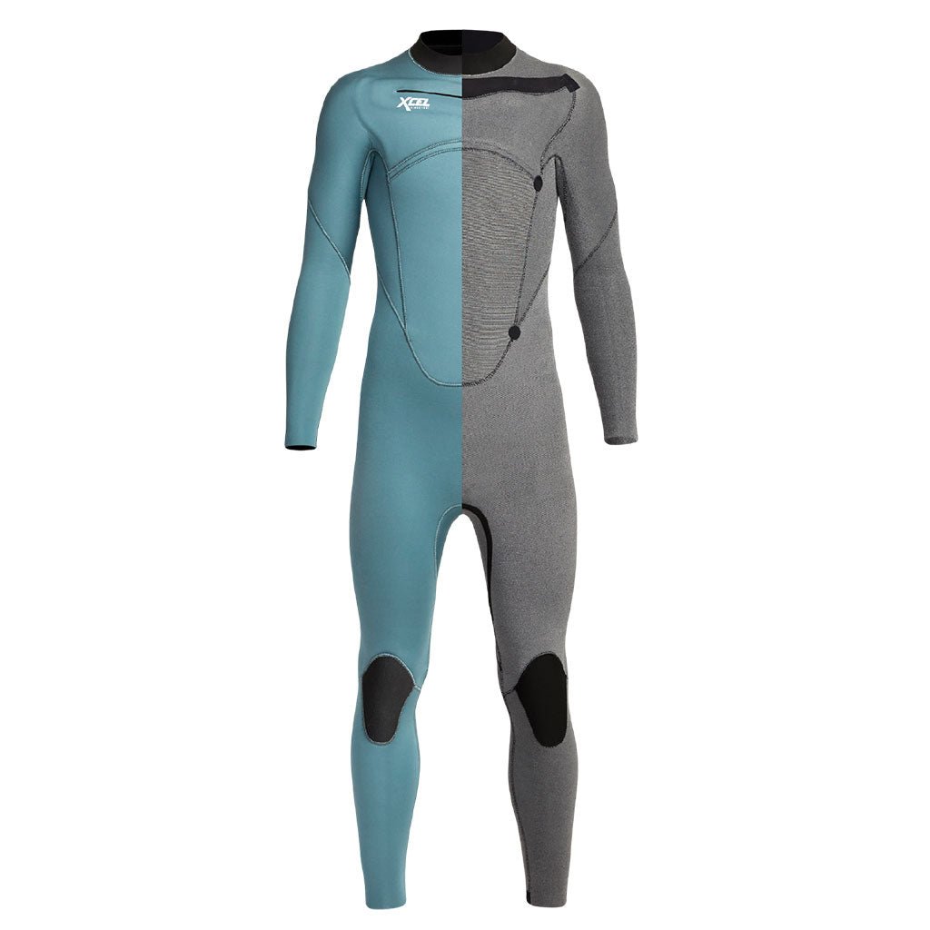 Xcel Kids Comp 5/4 Front Zip Wetsuit - Midnight Blue - Skymonster Watersports